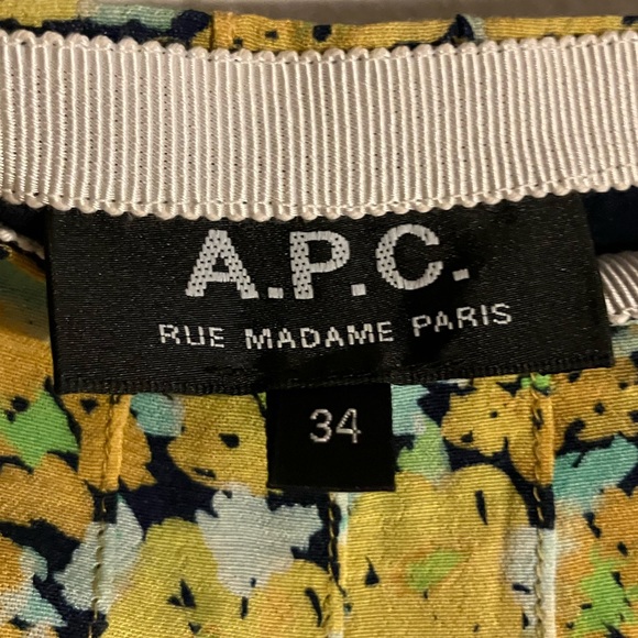 A.P.C. Floral Print Mini Skirt - Picture 2 of 4